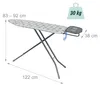 Relaxdays Bügelbrett für Dampfbügeleisen, 122 x 38 cm, Produktbild-Vorschau 4