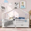 Letto per bambini Merax 90x200 cm con protezione Anteprima dell’immagine prodotto 3