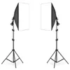 Pro Fotostudio Set Softbox mit 2x 135W Fotolampen 2x Produktbild-Vorschau 2