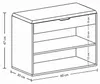 Schuhschrank mit Sitzfläche VAULT, 60 x 30 x 47 cm Produktbild-Vorschau 9