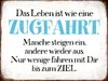 vianmo Holzschild 30x40 cm Leben ist wie wie eine Zugfahrt Produktbild-Vorschau 1
