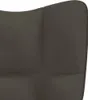 vidaXL Poltrona relax con sgabello in velluto grigio scuro Anteprima dell’immagine prodotto 20