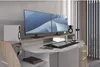 Bureau Gaming LED Silver, 178 x 88 x 68 cm,Reproduction Voir les images du produit 5