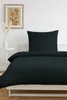 Seersucker Bettwäsche 135x200 cm Uni Sommer kühlend weiche Produktbild-Vorschau 2