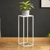DanDiBo Blumenhocker Metall Weiß Eckig 70 cm Blumenständer Produktbild-Vorschau 1