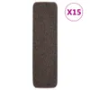 vidaXL Protišmykové rohože 15 ks 75x20 cm Hnedé obdĺžnikové Náhľad obrázku produktu 8