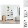 vidaXL Armadio per scarpe bianco lucido 60x35x105 cm in Anteprima dell’immagine prodotto 1