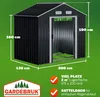 GARDEBRUK® XL Metall Gerätehaus 2m² mit Fundament Produktbild-Vorschau 3