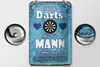 Blechschild Spruch 12x18cm ich liebe Darts aber mein Mann Produktbild-Vorschau 3