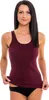 Damen Tank Top aus Baumwolle bordeaux Produktbild-Vorschau