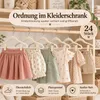 24 Stück Kleiderbügel Clips aus Samt, Hosenbügel Klammern Produktbild-Vorschau 6