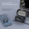 A smartphone displaying music playback and a pair of wireless earbuds in their charging case, placed on a laptop. Produktbild-Vorschau