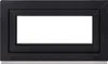 A black window frame with a white interior, presented against a white background. Anteprima dell’immagine prodotto
