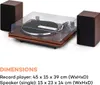 Auna - gramofón, reproduktor, Bluetooth, moderný prehrávač Náhľad obrázku produktu 11