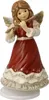 A ceramic angel figurine playing a flute, set against a white background. Náhľad obrázku produktu