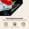 KitchenYeah© Herdabdeckplatte Paprika - Schwarz - Gemüse - Produktbild-Vorschau 3