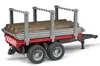 Bruder Massey Ferguson 7480 z przyczepą do transportu Podgląd zdjęcia produktu 20