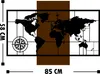 Wallity, Mappa del mondo con bussola, decorazione da Anteprima dell’immagine prodotto 3
