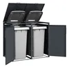 DEGAMO Mülltonnenbox klein 2er MÜNCHEN 115x62x102cm für Produktbild-Vorschau 5