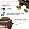 Microring Extensions Pravé vlasy #6/3 tmavý blond zlatý 0,5 Náhľad obrázku produktu 5