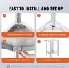 Table de préparation SucceBuy en acier inoxydable, 61 x 61 Voir les images du produit 6
