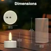 LED Teelichter Wiederaufladbar - Fernbedienung, Timer & Produktbild-Vorschau 2