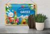 Blechschild Ostern Ostergrüße 30x20cm GREIZ Produktbild-Vorschau 4