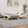 vidaXL Lit de jour extensible 2x(90x190) cm Pin massif Voir les images du produit 2