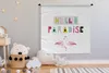 MuchoWow® Wandteppich Wandbehang Flamingo - Sommer - Rosa Produktbild-Vorschau 3