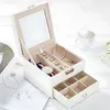 Schmuckschatulle Ring-Organizer mit Schublade - creme Produktbild-Vorschau 9