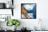 MuchoWow® Gerahmtes Poster Berge - See - Weg - Natur - Produktbild-Vorschau 3