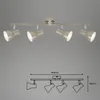 Deckenleuchte Spotleuchte Retro schwenkbar E14 25 W silber Produktbild-Vorschau 7