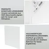 H&S Leinwand zum Bemalen - 5er Set - Weiße Produktbild-Vorschau 2