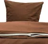 4 tlg Uni Bettwäsche 135x200 Braun Einfarbig Renforce Produktbild-Vorschau 2