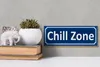Holzschild Chill Zone 27x10cm Wellness Entspannen Produktbild-Vorschau 5