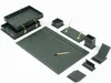 Lederschreibtisch-Set - GRÜN - Schreibtisch-Accessoires-Set Produktbild-Vorschau 1
