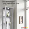 Glasböden 4-er Set - Erweiterungsset für Glasvitrine 1trg Produktbild-Vorschau 2