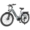 A studio shot of a gray electric bicycle against a white background. Produktbild-Vorschau