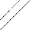 1,8mm Kette Collier Kugelkette 750 Gold Weißgold Produktbild-Vorschau 1