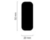 FN Neuhofer Bankleiste R6 95 cm 50 x 20 mm Buche Produktbild-Vorschau 3