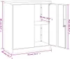 vidaXL Szafka na dokumenty jasnoszara 79x40x90 cm stalowa Podgląd zdjęcia produktu 8