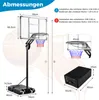 GOPLUS Basketballständer Basketballkorb Outdoor, Korbhöhe Produktbild-Vorschau 5