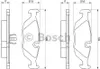 Bosch Bremsbelagsatz, Scheibenbremse Hinterachse 0 986 466 Produktbild-Vorschau 1