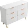 UnboxG Comò a 6 cassetti, bianco, credenza / armadio Anteprima dell’immagine prodotto 14