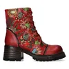 LAURA VITA Stiefelette Kleo 02 rouge Leder-Textilmix rot Produktbild-Vorschau 5