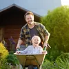 Relaxdays Schubkarrenrad 4.80 4.00-8, luftbereift, Produktbild-Vorschau 2