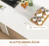 Jedálenský stôl HOMCOM, rozťahovací kuchynský stôl pre 6 Náhľad obrázku produktu 6