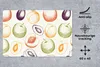 MuchoWow® Schreibtischunterlage Muster - Lebensmittel - Produktbild-Vorschau 2
