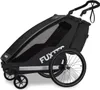 Przyczepka rowerowa FUXTEC Sportfux, czarna, 2 miejsca, Podgląd zdjęcia produktu 3