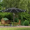 Parasol rond QEENTOE, diamètre 350 cm, avec manivelle et Voir les images du produit 8